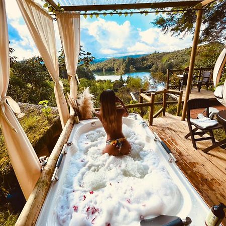 Levit Glamping - Hotel Guatape Penol (Adults Only) Guatapé Exterior foto
