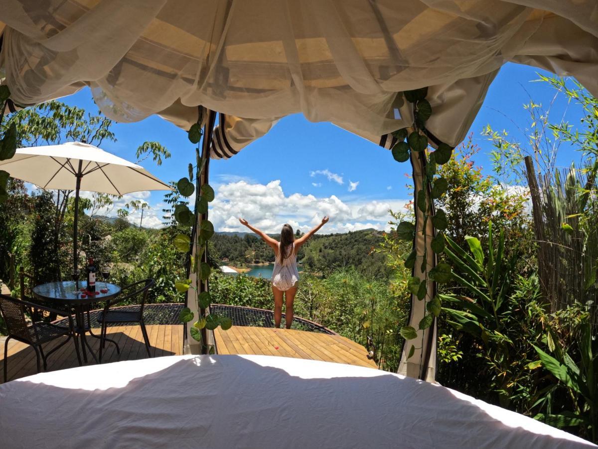 Levit Glamping - Hotel Guatape Penol (Adults Only) Guatapé Exterior foto
