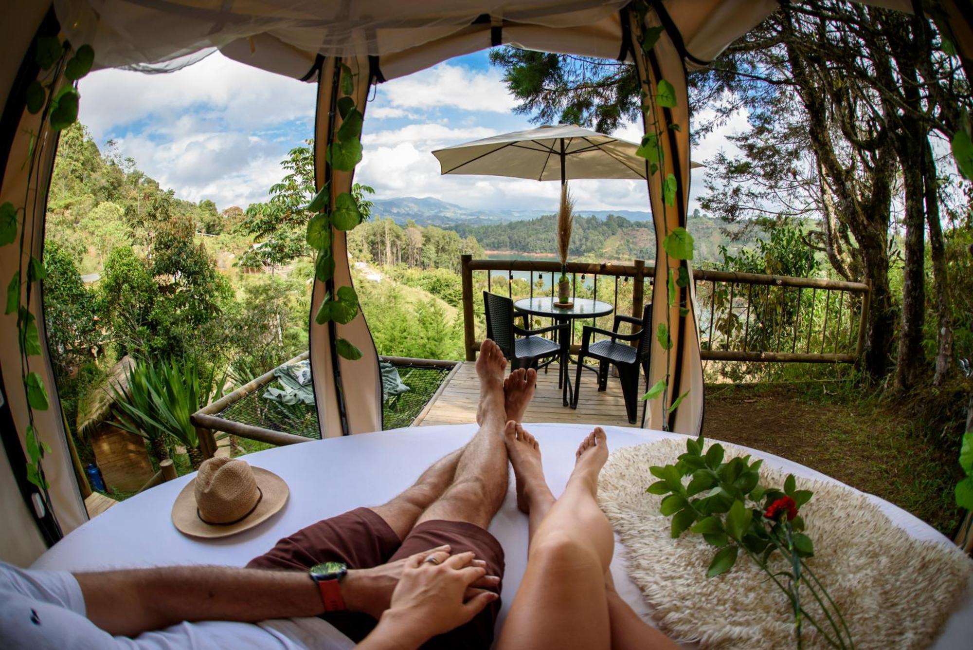 Levit Glamping - Hotel Guatape Penol (Adults Only) Guatapé Exterior foto